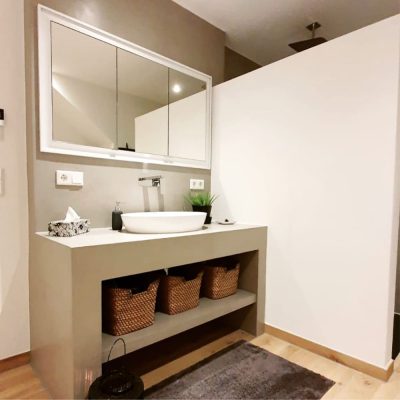 Spachtelwerke 22 - Fugenloser Waschtisch