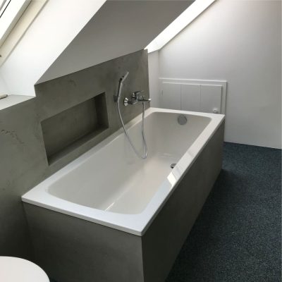 Spachtelwerke 29 - Fugenloses Bad BetonOptik